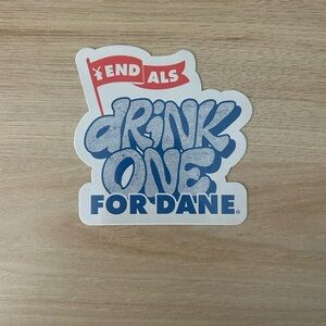 Dutch Bros Blue and Red Drink One Sticker